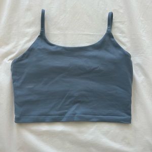 Blue sports bra (Lululemon dupe)